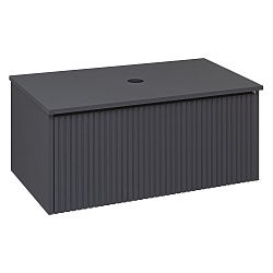 Тумба подвесная Monaco/80см/1 ящ/графит/AQUA DE MARCO