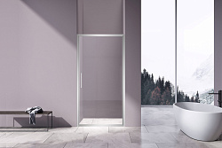 Душевая дверь Slim 8mm VDP-4SL100CL, хром, стекло прозрачное, , шт