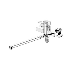 Смеситель для ванны с длинным изливом, Spin, IDDIS, SPISBL2i10WA