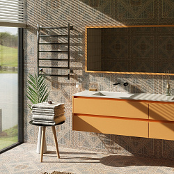 Aringa Порто полотенцесушитель лесенка электрический 80*50, хром