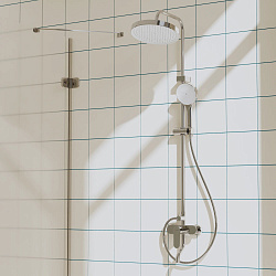 Душевая система со смесителем Pragma Nanta, хром, NAN3.CFSS.005