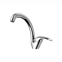 SUNA Смеситель кухни с C-образным поворотным изливом, хром