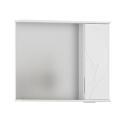 Зеркало-шкаф Adel 80 правый (белый)