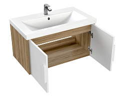 Тумба подвесная COMO 80, белый