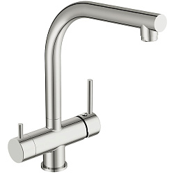 Смеситель для кухни CREA однорычажный с подключением фильтра хром