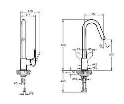 ВЫВОД Root Round Смеситель Root Round, цвет хром