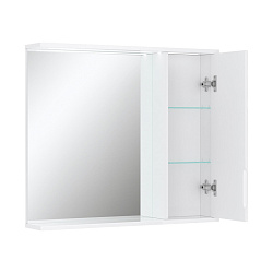 Зеркало-шкаф Joli 80 правое (белый)