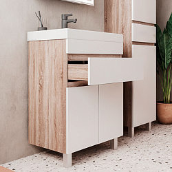 Тумба напольная Conty 60.2D.1Y (9696-60v)