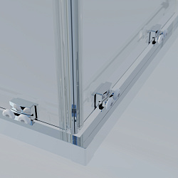 Душевой уголок Rapid-N VSS-3RN1111E10CL, (1000-1100)x(1000-1100), хром, стекло прозрачное, , шт