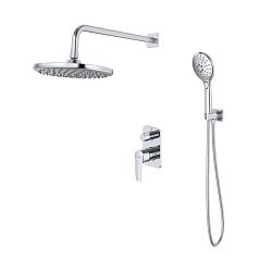 Ray Душевая система скрытого монтажа с тропическим душем и ручным душем, IDDIS, RAYSB02i67