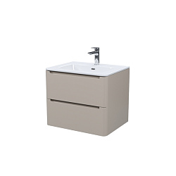 Тумба с умывальником, подвесная, 60 см, капучино, Edifice, IDDIS, EDI60C0i95K подходит умыв. 0106000