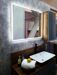 Зеркало/LED-подсветка(100см*80см)/сенсор. выключатель Carrera/AQUA DE MARCO
