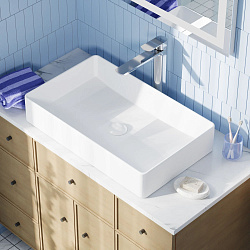 Раковина накладная Pragma Teiden, белая глянцевая, TDN1.GWSX.027