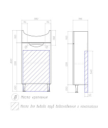 Тумба Callao 400-1-0 (Азов 40)