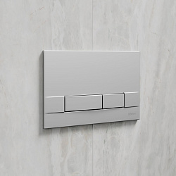 BIT Кнопка смыва механическая цвет: хром матовый, 9803007