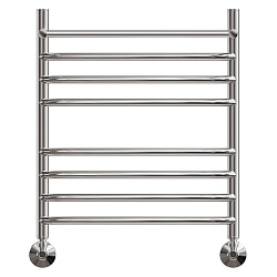 Полотенцесушитель водяной Point Альфа PN05156SP П7 500x600 с полкой, хром