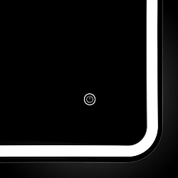 Зеркало LED VLM-3VC100 1000х800 c сенсорным выключателем и диммером, , шт