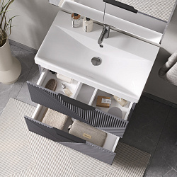 Тумба напольная Geometry 70.2Y графит (9696-70v)