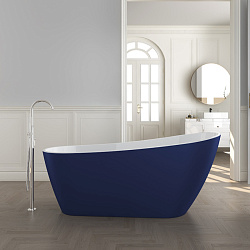 Corpa Nera Viotti/Виотти ванна акриловая отдельностоящая 170х74х75, синий матовый