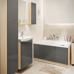 Тумба п/рак. Подвесная: LARA для COMO 60, белая, Сорт1