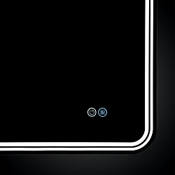 Зеркало LED VLM-3MA800 800х600 c сенсорным выключателем и диммером, , шт