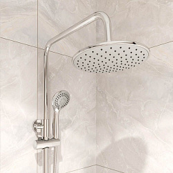 Смеситель с верхним душем и изливом, Helic, IDDIS, HELSB1FM06