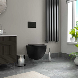 Corpa Nera Bosso L/Боссо Л унитаз подвесной безободковый,быстр.сиденье с микролифтом, черный матовый