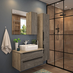 Corpa Nera Grossi/Гросси 48 раковина накладная с полочкой под смеситель, белый