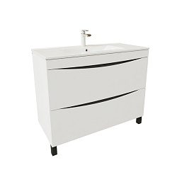 Тумба напольная, белая, 100 см, Cloud, IDDIS, CLO10WFi95