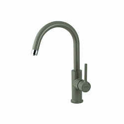 "COMFORT" LM3073 смеситель для кухни с подключением к фильтру питьевой воды, цвет: серый шёлк