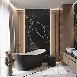 Corpa Nera Paganini/Паганини ванна акриловая отдельностоящая 170х80х73, розовый матовый