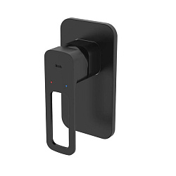 Встраиваемый смеситель с одним выходом, черный, Slide, IDDIS, SLIBL00i66