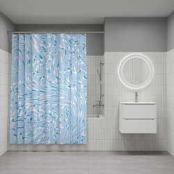 Штора для ванной, 200x180 см, Полиэстер, IDDIS, BX02P18i11