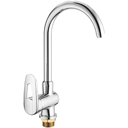 Смеситель для кухни, латунь, хром HB4007