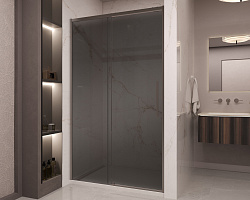 Душевая дверь Stella VDS-1ST120CGGM, 1200, вороненая сталь, стекло тонированное, , шт