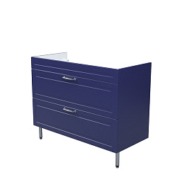 Тумба напольная, 100 см, синий, Oxford, IDDIS, OXF10N1i95 подходит умыв. 0131000i28
