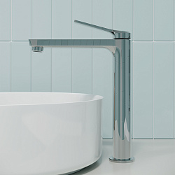 Смеситель для настольного умывальника, глянцевый хром, Parker, IDDIS, PARSB01i01