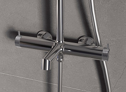 Душевая стойка Rim VSFS-2RM1CH с изливом, хром, , шт