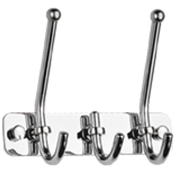 Крючок тройной, хром HB201-3