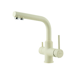 "COMFORT" LM3061 смеситель для кухни с подключением к фильтру питьевой воды, цвет: шампань