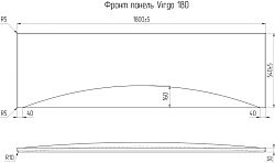 Панель фронтальная: VIRGO 180
