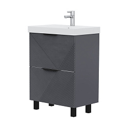 Тумба напольная Geometry 60.2Y графит (9696-60v)