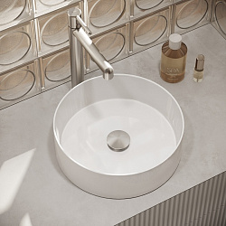 Выпуск для умывальника без перелива, матовый хром, Slide, IDDIS, SLIBC10i88