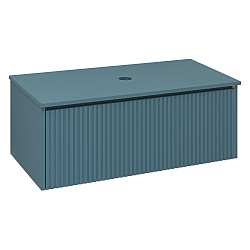 Тумба подвесная Monaco/90см/1 ящ/аквамарин/AQUA DE MARCO