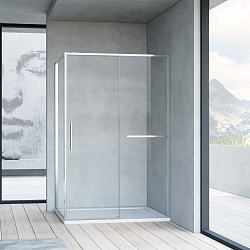 Душевой уголок Slim Soft VSR-1SS1012CL, 1200*1000, хром, стекло прозрачное, , шт