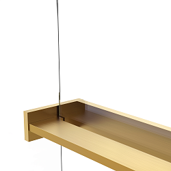 Душевая перегородка Walk-In VSW-1HR100MRG, 1000*2000, брашированное золото, стекло зеркальное, , шт