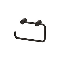 Держатель для туалетной бумаги без крышки, сплав металлов, Petite, черный матовый, IDDIS, PETBL00i43