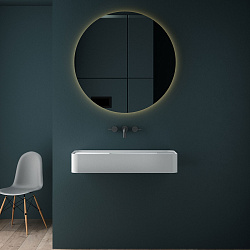 Раковина из искусственного камня Vincea VWB-6S412MW, 1200*400*150, подвесная, цвет белый матовый, , 