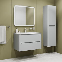 ВЫВОД Пенал подвесной, 40 см, светло-серый, Edifice, IDDIS, EDI40L0i97