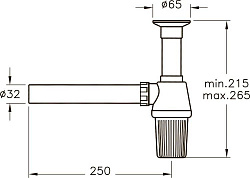 Syphon Сифон для раковины (пластиковый)
